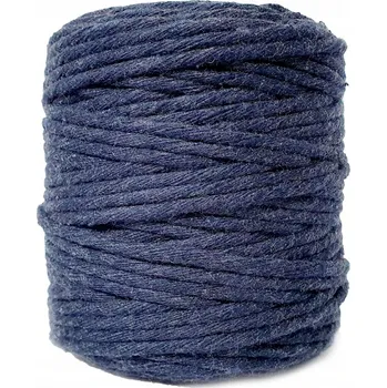 Nit Šňůra macrame - tmavomodrá | 2 mm - 60 m