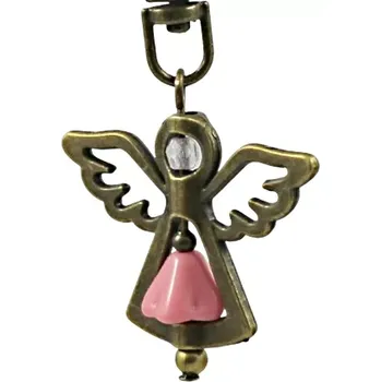 Andělíček přívěsek na klíče SZ starorůžový