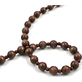 Náhrdelník Korále pro muže hnědé