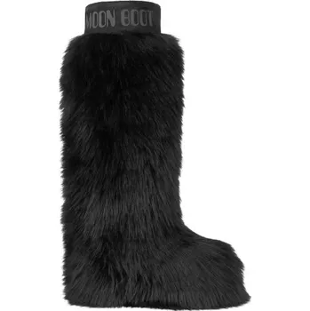Dámská zimní obuv Vysoké zimní boty MOON BOOT-RESORT COL. YETI EXTRA -N001 BLACK Černá 39/41