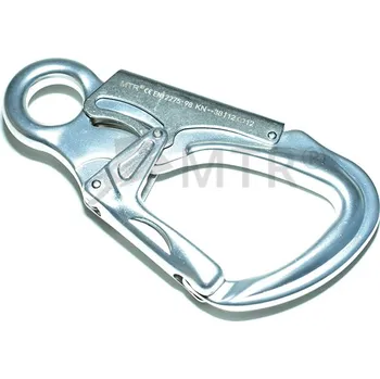 Tesařské kování MTR Karabina horolezecká s okem - dlaňová pojistka 140mm, 38KN Dural