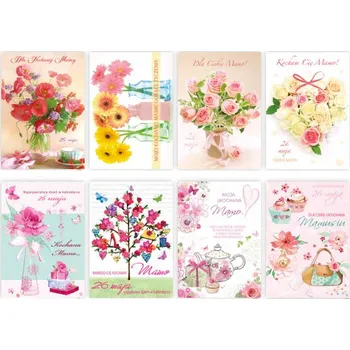 Suvenýr, přání k DNI MATEK s obálkou 20x14 cm č. 54