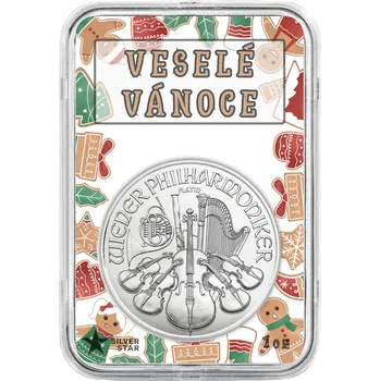 Silverstar Stříbrná mince 1 oz Wiener Philharmoniker - Vánoční perníčky