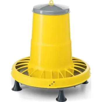 krmítko pro hospodářská zvířata COMPACTA Automat krmící závěsný pro drůbež plast - 12 l Typ: s nožkami