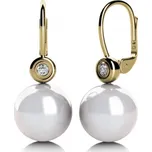 Couple, Visací perlové náušnice Fay ve žlutém zlatě, 585-45-3-5036.0Z00.0.00.748.10