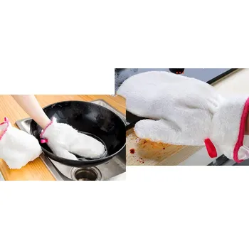 Mycí prostředek Rukavice na mytí nádobí BÍLÁ