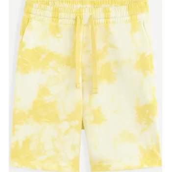 Pánské kraťasy Celio Batikované kraťasy Botache 1113346 Žlutá S