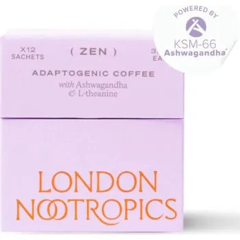 Káva London Nootropics Adaptogenní káva - ZEN, 12 x 3,2 g