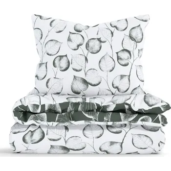 Povlečení Prodloužené bavlněné povlečení Renforcé - Eliot tmavě zelený