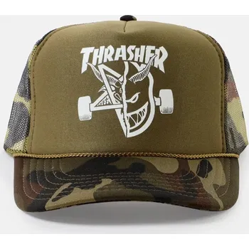 Kšiltovka Kšiltovka Thrasher X Spitfire Thrash & Burn Trucker - Camo