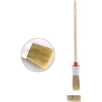 Malířský štětec s dřevěnou rukojetí, kulatý, 20 mm, 21,5 cm