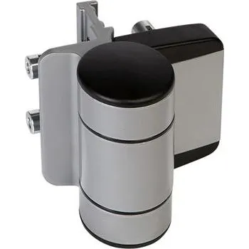 pant Brankový závěs Dino, 180° úhel otevření, 150 kg, výška 115 mm, alu stříbrný (2 ks)