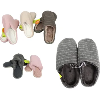 Dámské pantofle Dámské pantofle, uzavřené PASKI nebo GŁADKIE velikost 35-45 - mix barev - 1 pár