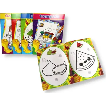 omalovánky Omalovánky 23 obrázků 28,5x20,5 cm MIX VZORŮ