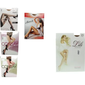 Dámské punčochy Dámské punčocháče LYCRA 20 den - velikost 3 béžová mocca MIX