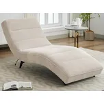 Relaxační lehátko s elektrickým polohováním Monaco, béžová látka