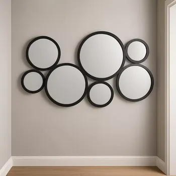 Zrcadlo Present Time – Zrcadlo Wall Art, černé