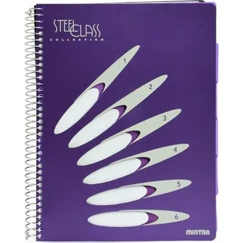 Sešit Kroužkový sešit Steel Class A6, 150l, fialový
