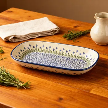 Talíř Ceramika Artystyczna Bolesławiec 26,5 X 16,5 cm - dek 490AX