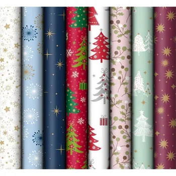 Balící papír Balicí papír vánoční role 500 x 70 cm mix