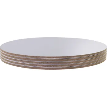 Termobox PME SADA 5 KS DORTOVÝCH PODLOŽEK - BÍLÉ pr. 25 cm