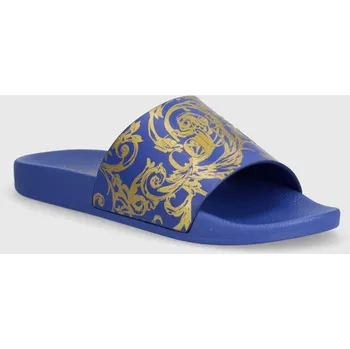 Dámská obuv Pantofle Versace Jeans Couture Slide 76YA3SQ4.ZS365.PX2 modrá 55X, EUR 39