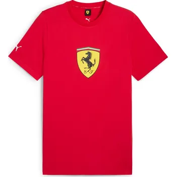 Pánské tričko PUMA Ferrari Race Colored Big Shield Tee červené 630188-02