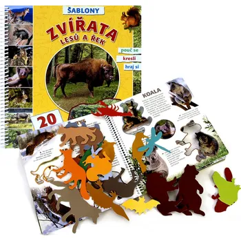 Encyklopedie Šablony-Zvířata lesů a řek - Dana Winklerová