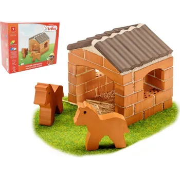 Dětské zboží Stavebnice Teifoc Malá stáj v krabici 18x15x8cm