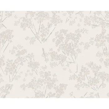 A.S. Création | Vliesová tapeta na zeď Casual Living 39548-3 | 0,53 x 10,05 m | krémová, šedá, metalická + Krémová, šedá, metalická vliesová tapeta na stěnu 395483 v rozměru 0,53 x 10,05 m