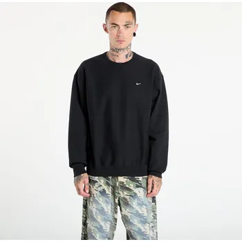 Pánská mikina Mikina Nike Solo Swoosh Men's Fleece Crew Black/ White XS