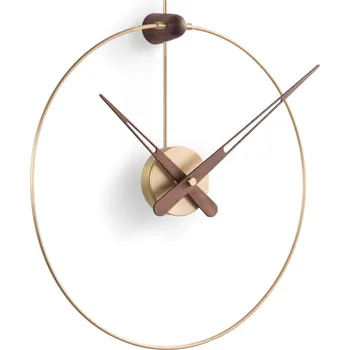 Hodiny Designové nástěnné hodiny Nomon Anda micro gold 50cm