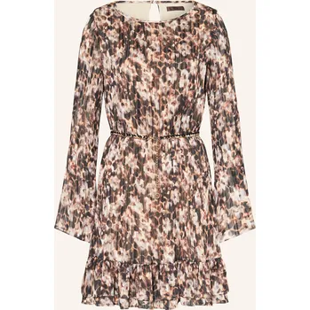 Dámské šaty Guess Dámské Šaty Ls Ilenia, tmavě oranžová / tmavě hnědá /...