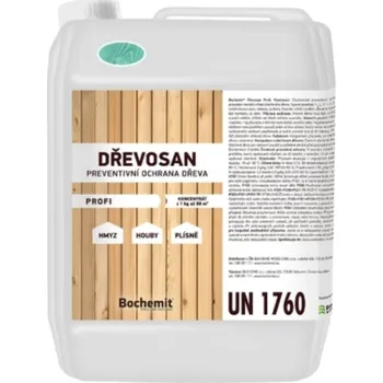 Lak na dřevo Bochemit Dřevosan Profi zelený 15 kg