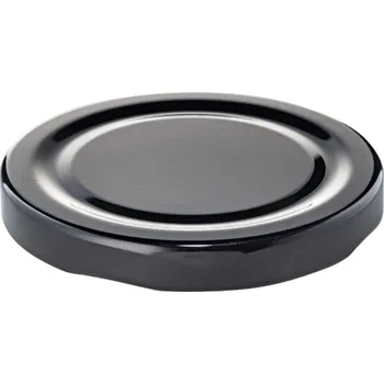 Víčko na zavařovací sklenici Zavařovací víčko ČERNÉ TO 63 RTO (steril 121-131°C) Počet kusů v balení: 1440