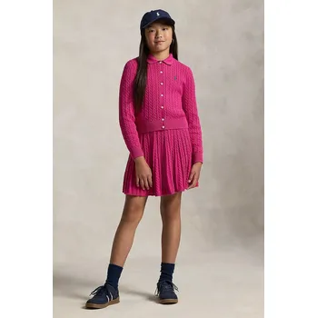 Dětská bavlněná souprava Polo Ralph Lauren 313950779003 růžová 42X, vel. 155-159