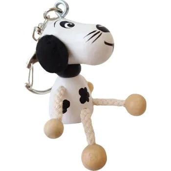 DALMATÝN – ručně malovaná dřevěná klíčenka