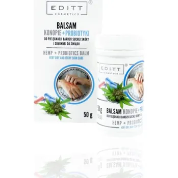 Pleťový krém Balzám, krém Konopie+Probiotika – péče o velmi suchou a svědivou pokožku 50 g