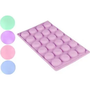 Nádoba na pečení Silikonová forma na pečení 24 sušenek, babek 29 x 16,5 x 1,5 cm, různé barvy