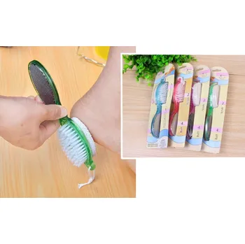 Pro koně Pumeks, rašple a kartáč na paty s rukojetí MIX BAREV 17x7x3 cm