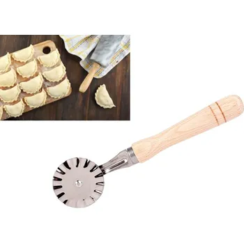 Váleček na těsto Rádlo na těsto s dřevěnou rukojetí - 1 ks