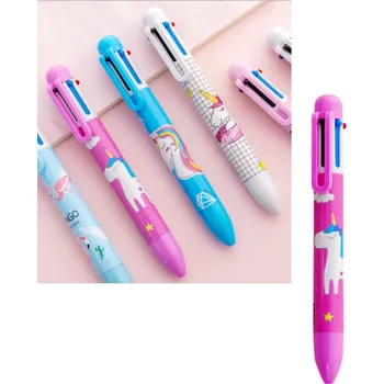 Vícebarevné pero JEDNOROŻEC 14 cm – 1 ks