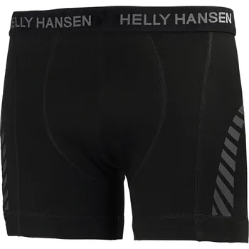 Pánské spodní prádlo Pánské funkční boxerky s merinem Helly Hansen Lifa merino - black velikost XL