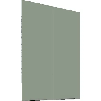 Kuchyňská skříňka 80 G-108 2F, Horní kuchyňská skříňka Aria aquamarine /bílá