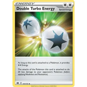 Sběratelská karetní hra Double Turbo Energy - 151/172 - Brilliant Stars Typ karty: Non-Holo