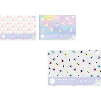 Barevný papír Barevný papír, výstřižky PASTEL A4 – 10 listů