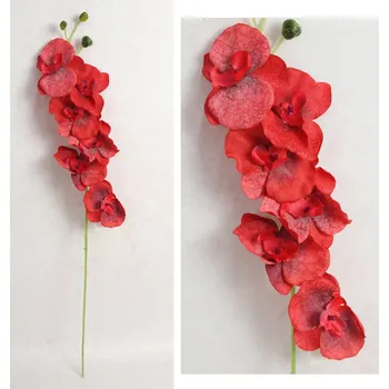 umělá květina Květina STORCZYK výška 75 cm (6 květů 10 cm) ČERVENÁ