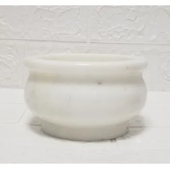 Mramorová mísa 11x7 cm BÍLÁ