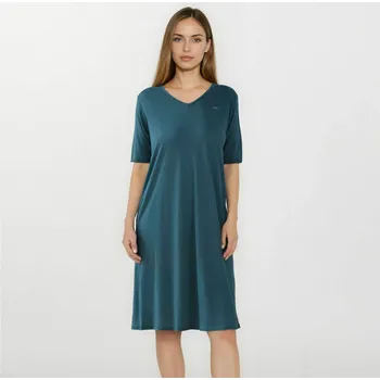 Dámská noční košile DÁMSKÁ NOČNÍ KOŠILE - OCEAN: Zelená Smaragdová S