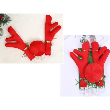 Dekorace do auta ROGI RENIFERA + NOS červená na blistru 34x19 cm